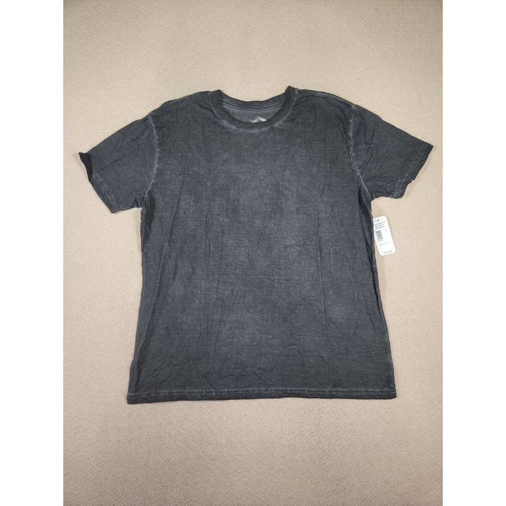 Fission Shirt Mens Large L Gray Stretch Cotton Blend Pullover Crew Neck NWT 11